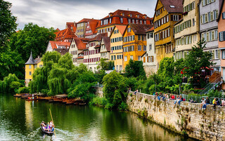Tübingen with view of the river Neckar, Germany (Photo by Alexander Kobusch)